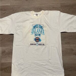 Vintage New Logo 7 Super Bowl XXVLLL Georgia Dome January 30 1994 T Shirt XL
